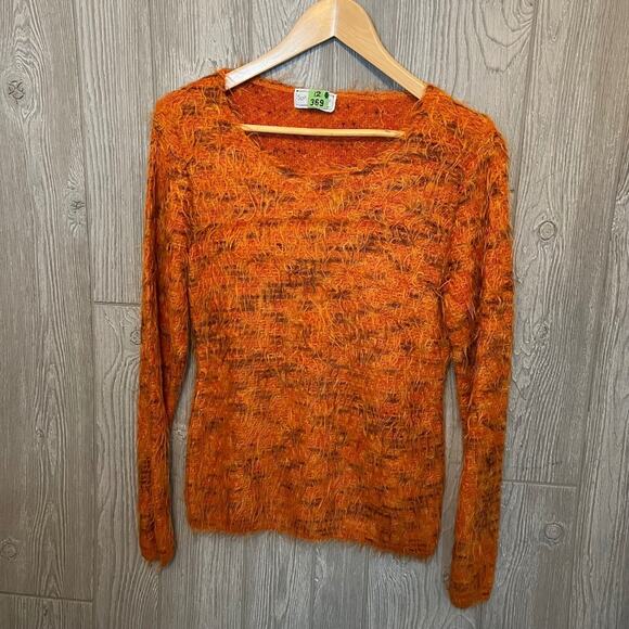 Sapi Magliere Italian Acrylic Faux Fur Sweater - Picture 1 of 9